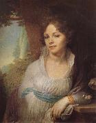 Vladimir Borovikovsky Portrait of Maria Lopoukhina oil painting on canvas